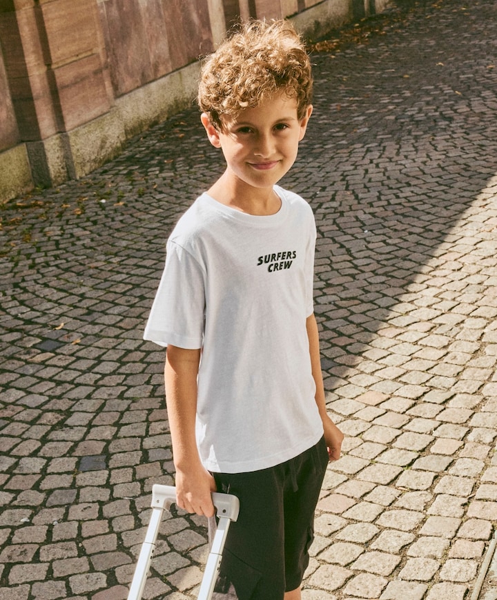 Jongens T-shirt wit