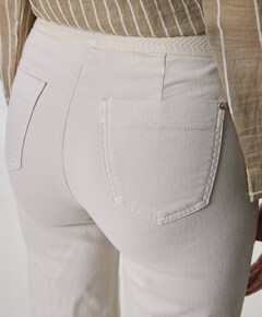 Jenny Wide Leg dames broek beige