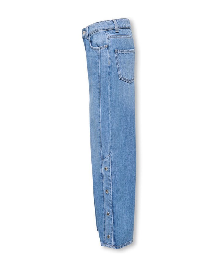 KOGHOPE HW WIDE BUTTON DNM PIM meisjes jeans blauw