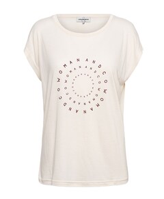Dames t-shirt beige