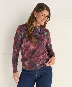 Dames longsleeve rood