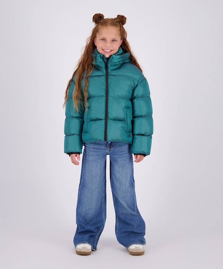 Meisjes jas blauw