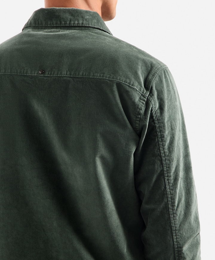 Heren overshirt groen