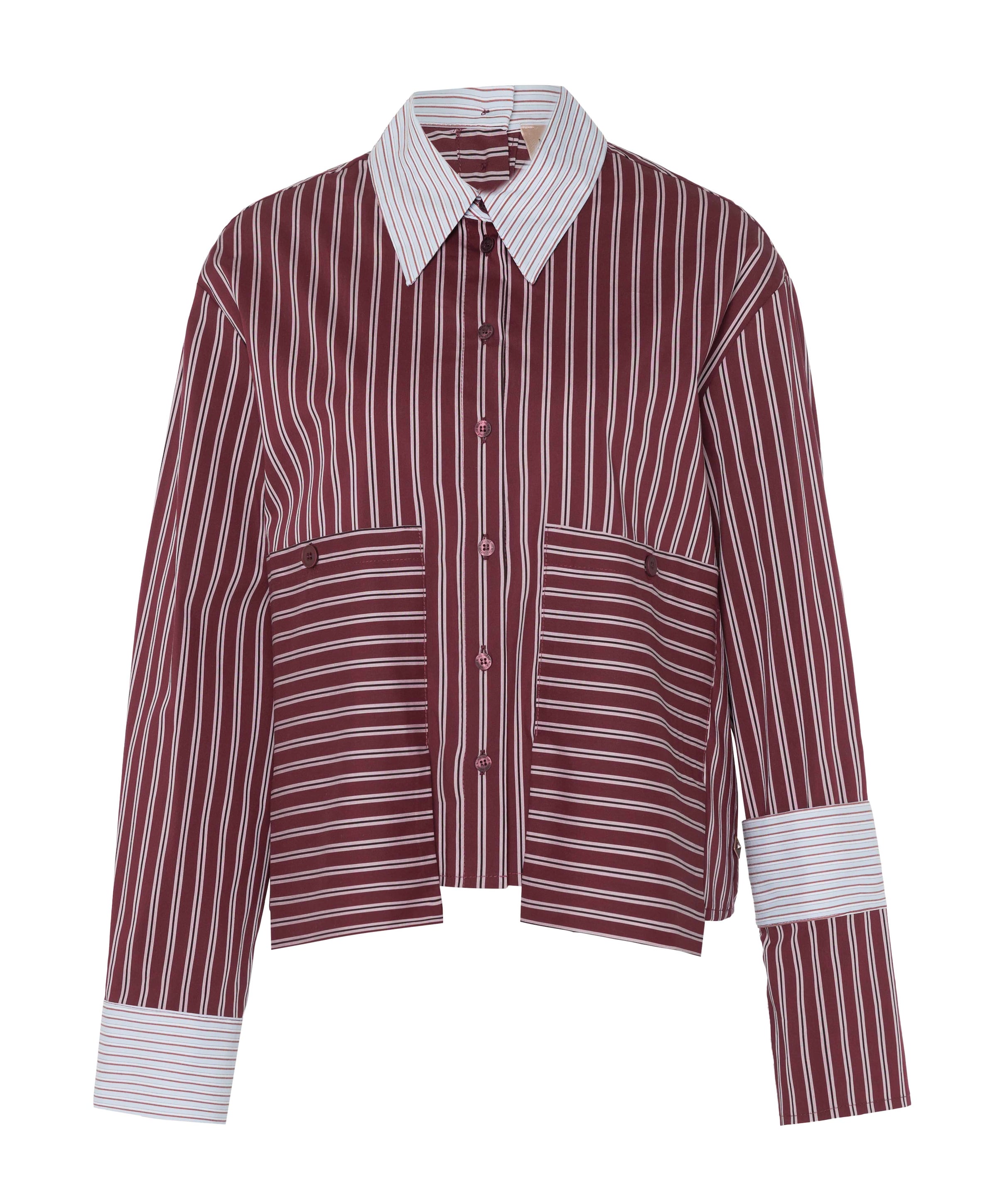 Dames blouse bordeaux
