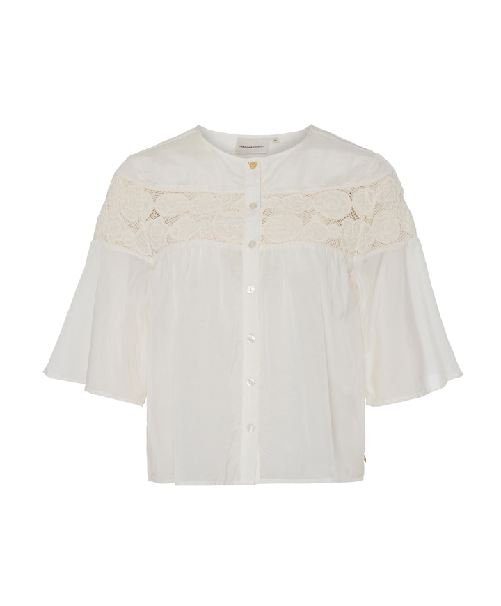 Dames blouse ecru