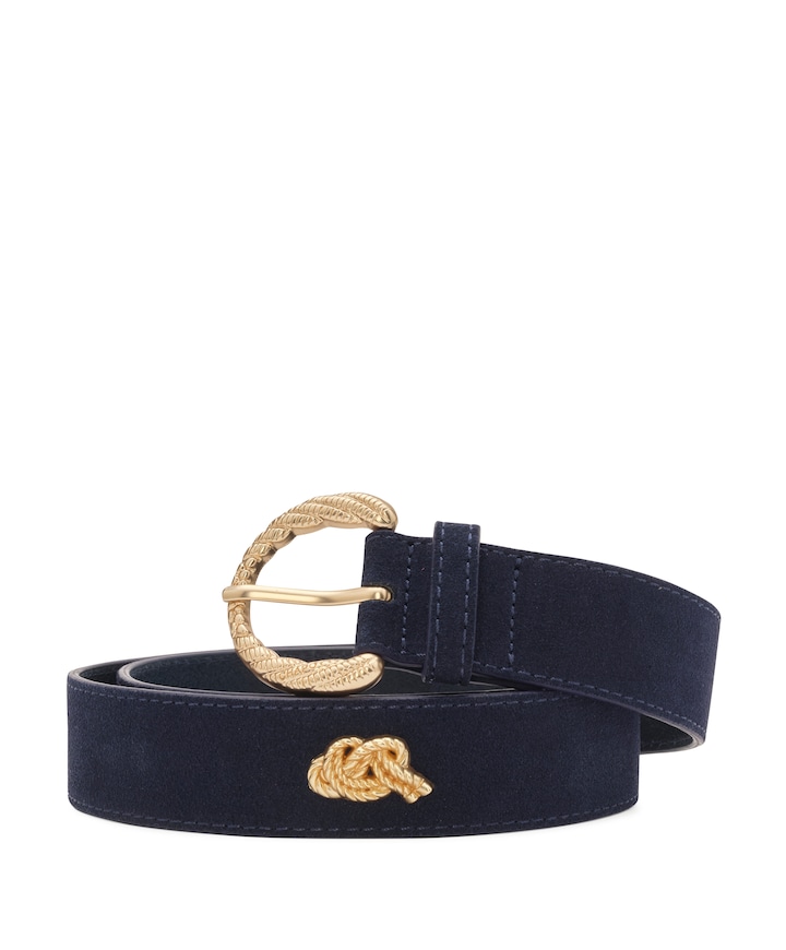 Dames riem blauw