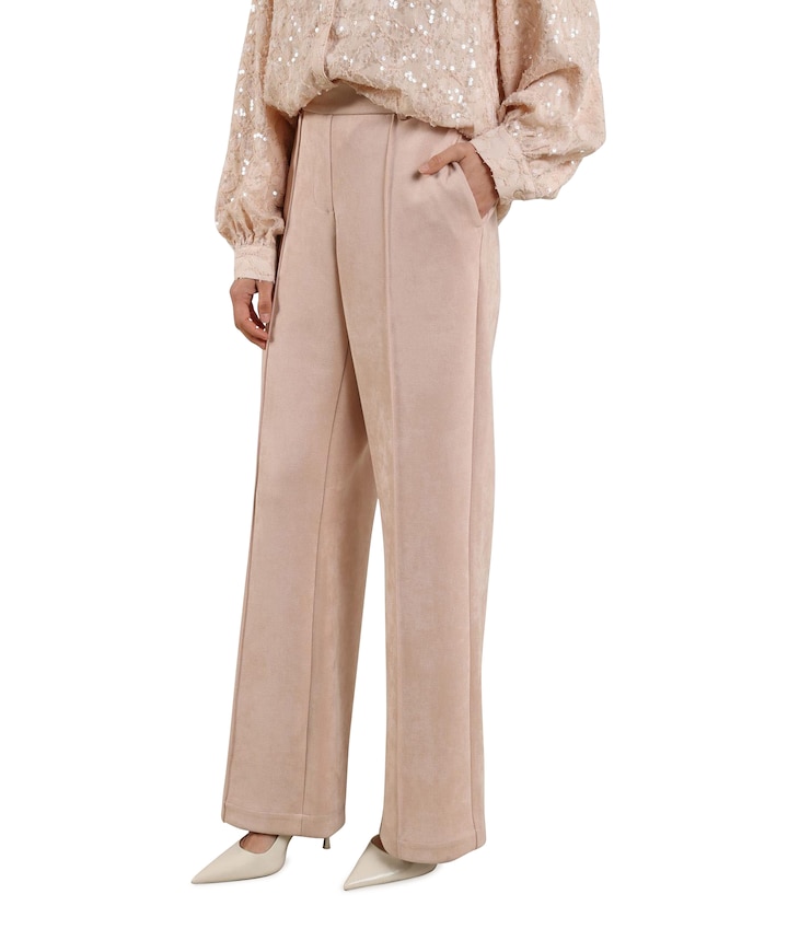 Jill Suedine broek roze