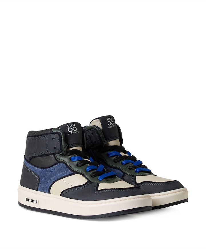 jongens veterschoenen blauw