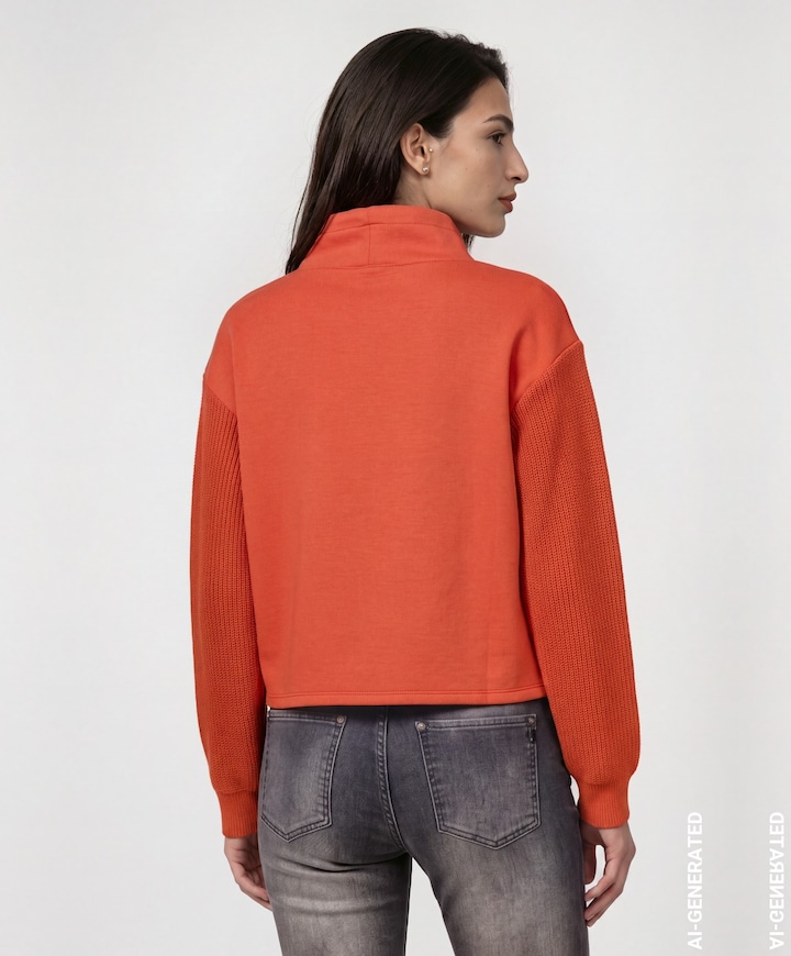 Dames trui oranje