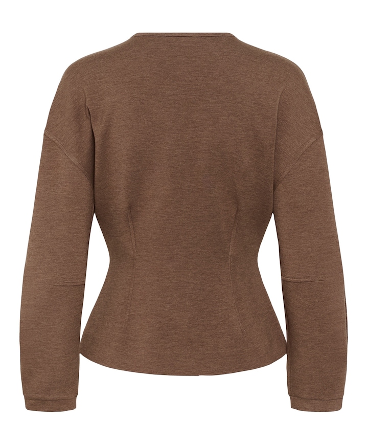 Dames vest bruin