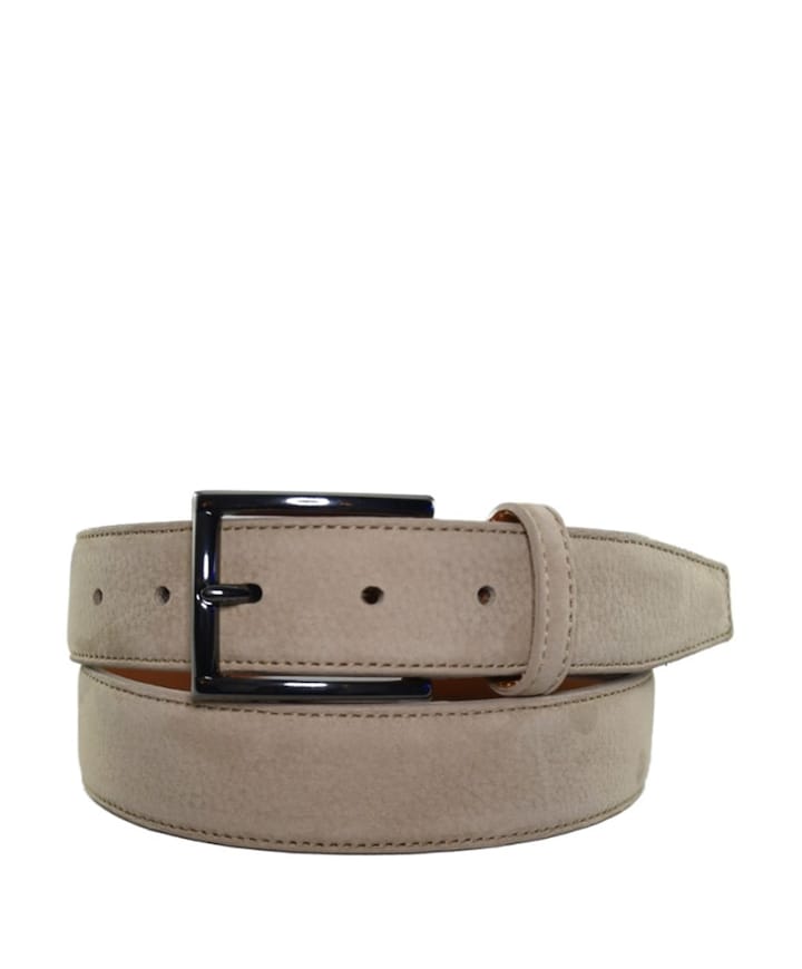 Heren riem beige