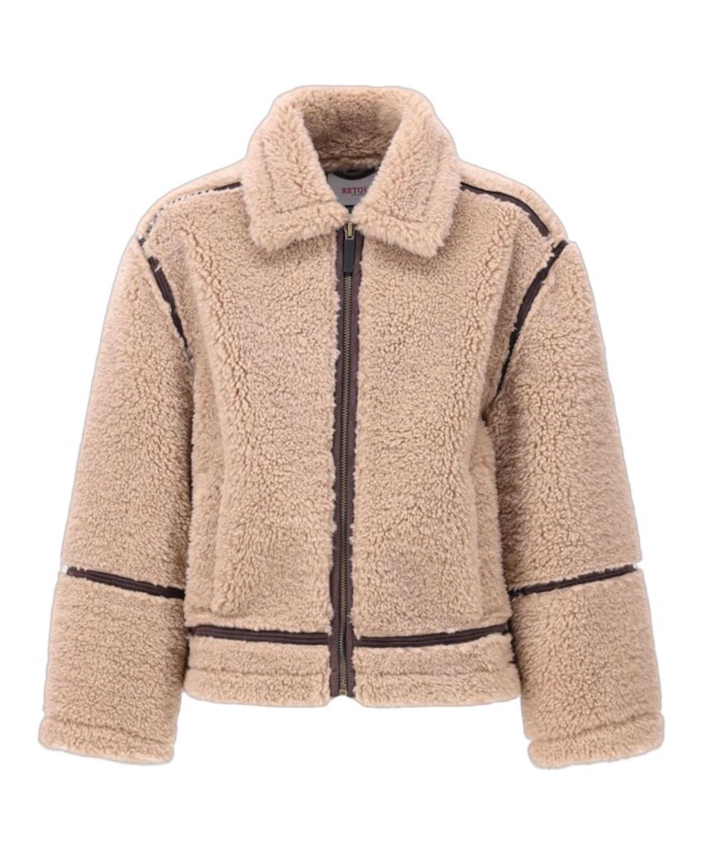 Meisjes jas beige