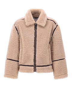 Meisjes jas beige