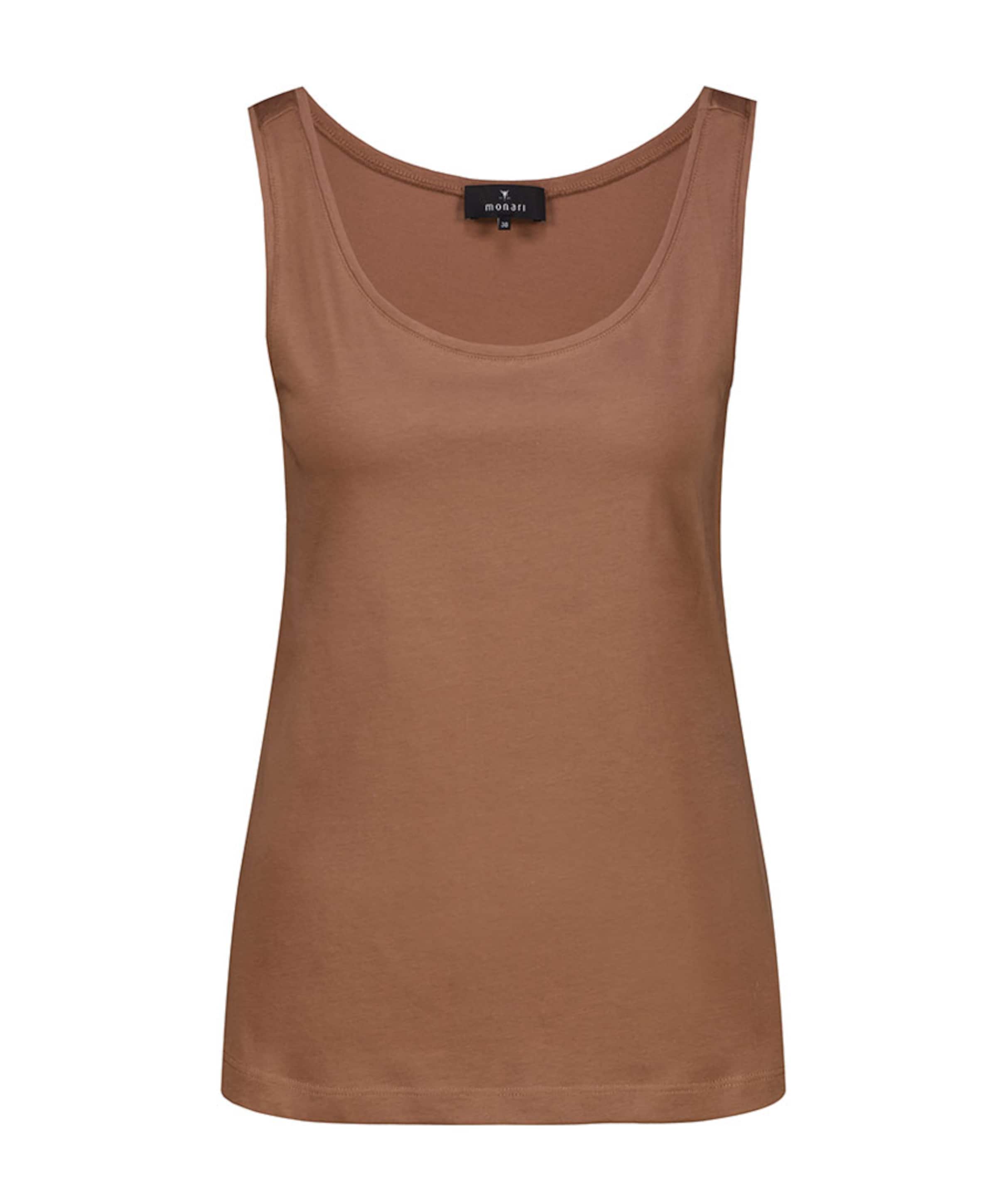 Dames top bruin