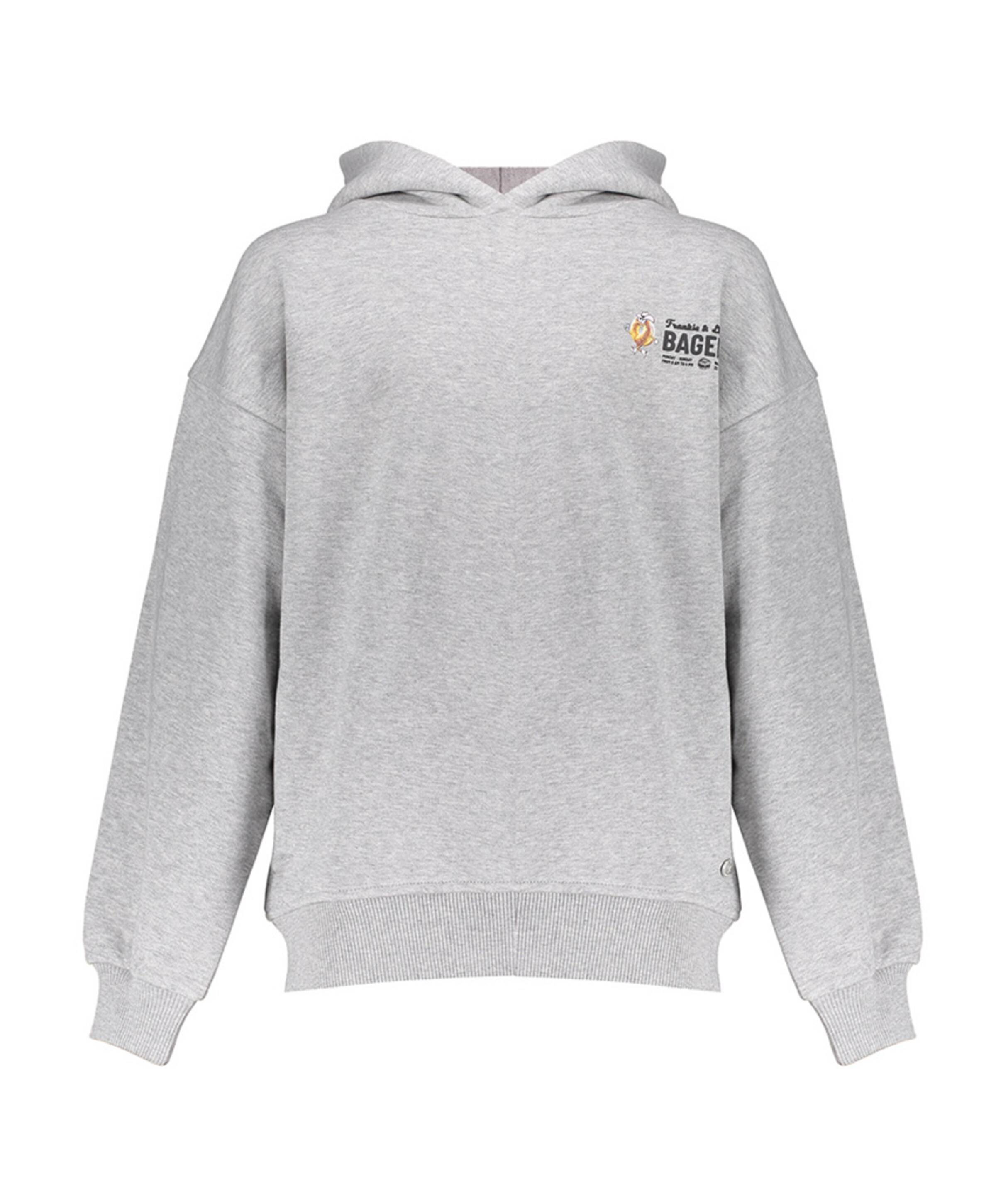 Meisjes hoodie grijs