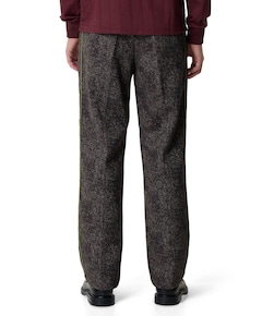Jacquard Elastic Waist Pants heren pantalon multicolor