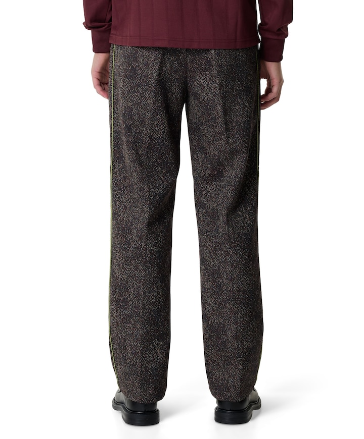 Jacquard Elastic Waist Pants heren pantalon multicolor