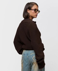 Uniseks sweater bruin