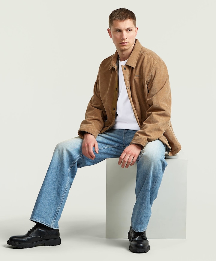 Deeggie Relaxed Straight heren jeans blauw