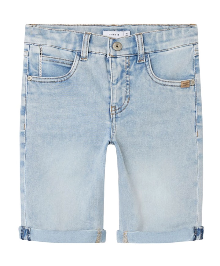 NKMTHEO DNMCLAS LONG SHORTS jongens korte broek blauw