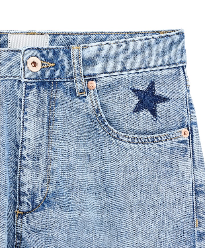 KYLE D0498 meisjes korte broek blauw