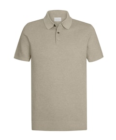 Heren polo beige