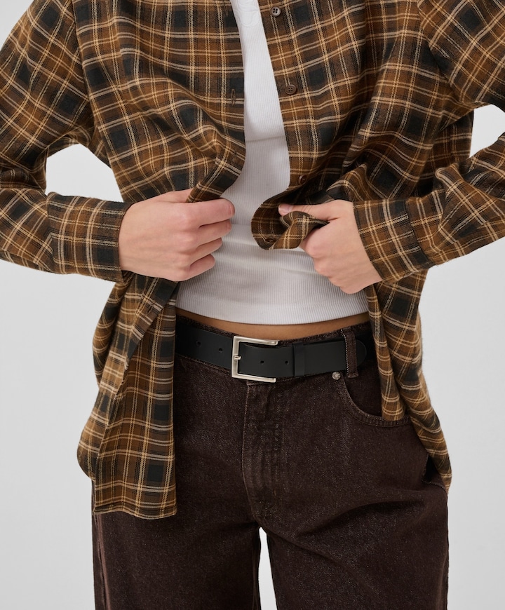 Dames blouse bruin
