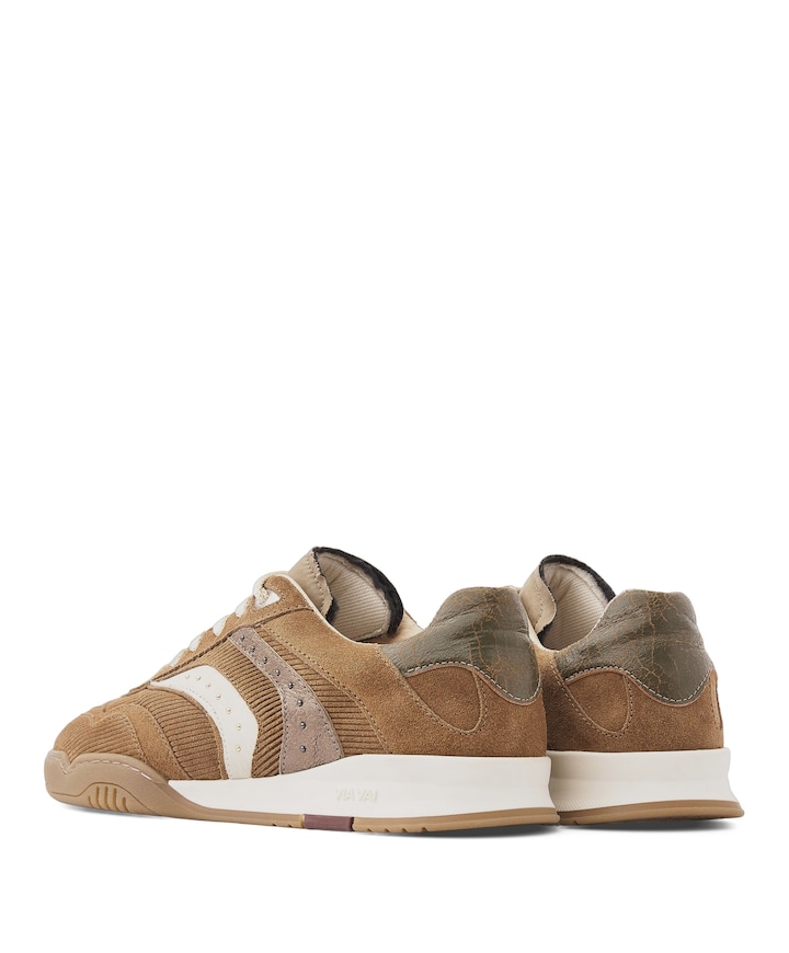 Kris Pax dames sneakers bruin