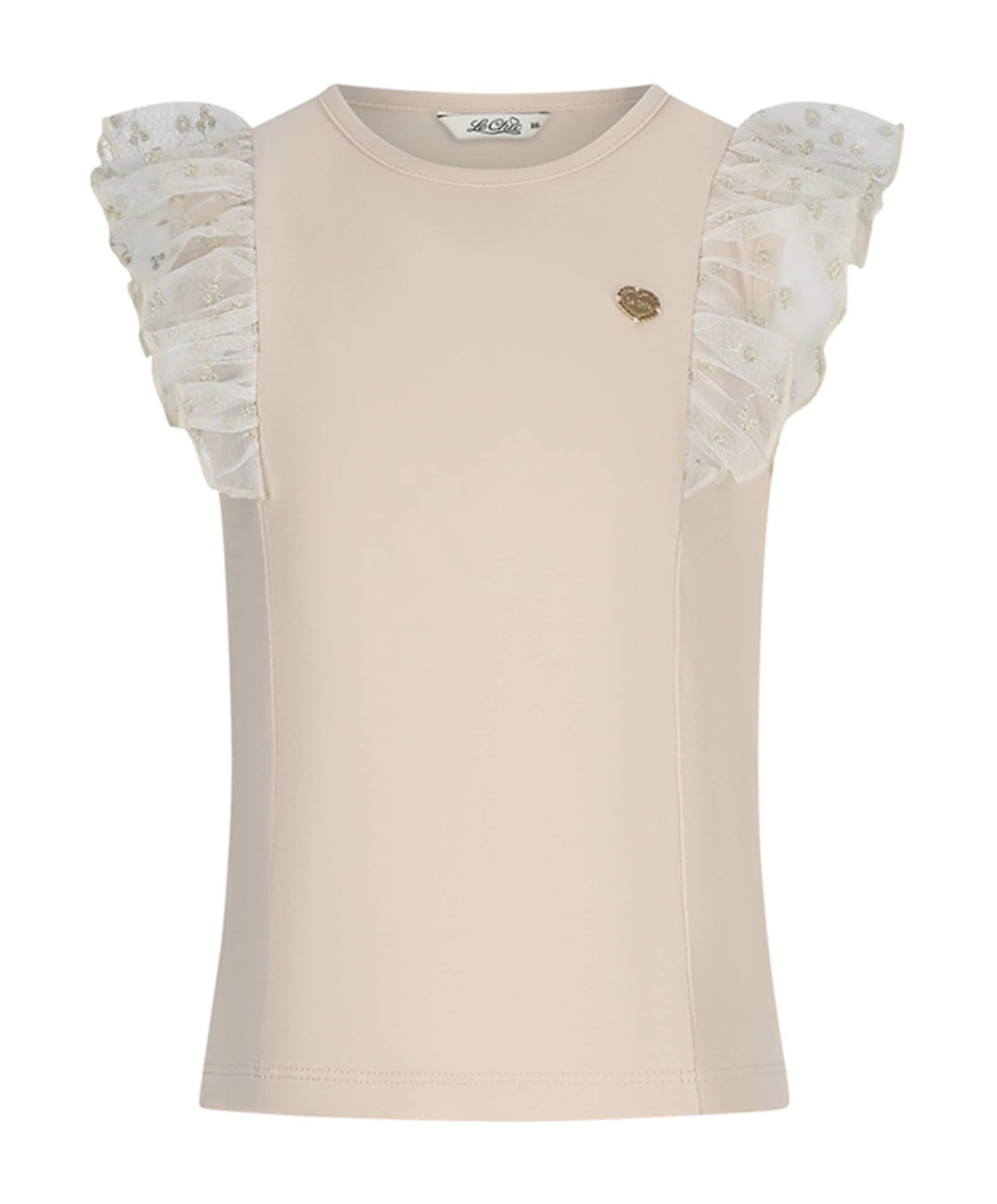Meisjes t-shirt beige