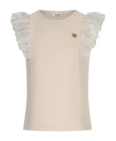 Meisjes t-shirt beige
