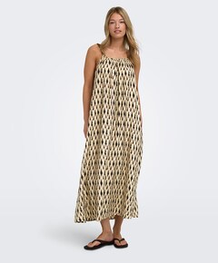 Dames jurk beige