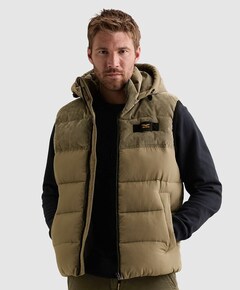 Heren bodywarmer groen
