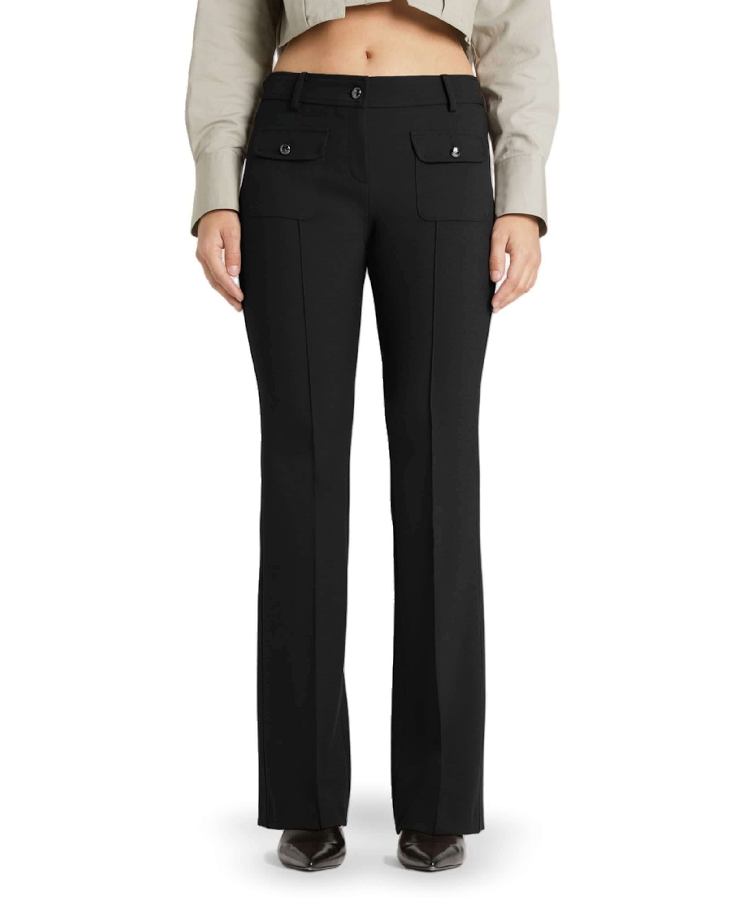 Farah pocket long dames broek zwart