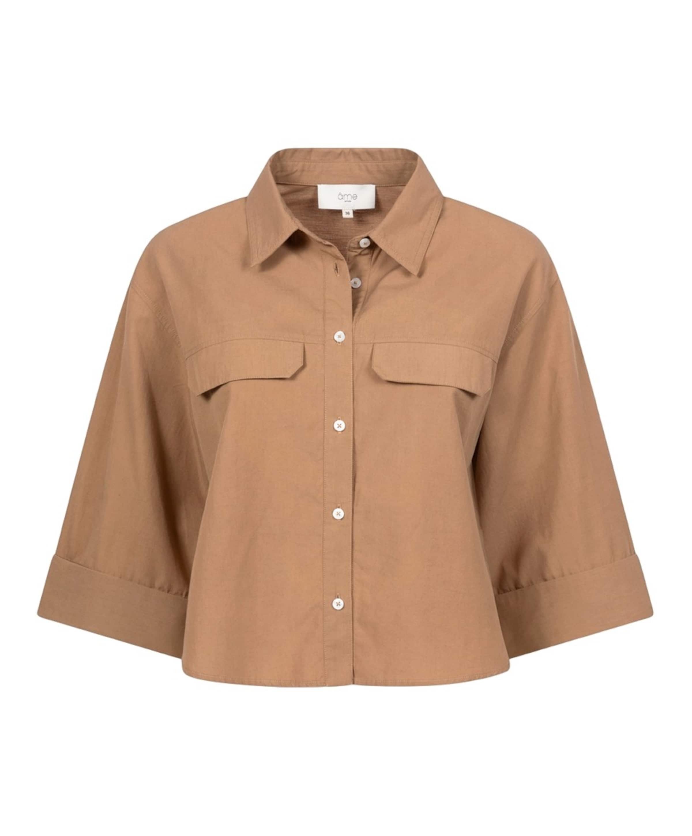 Dames blouse beige