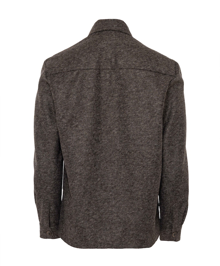 Heren overshirt bruin