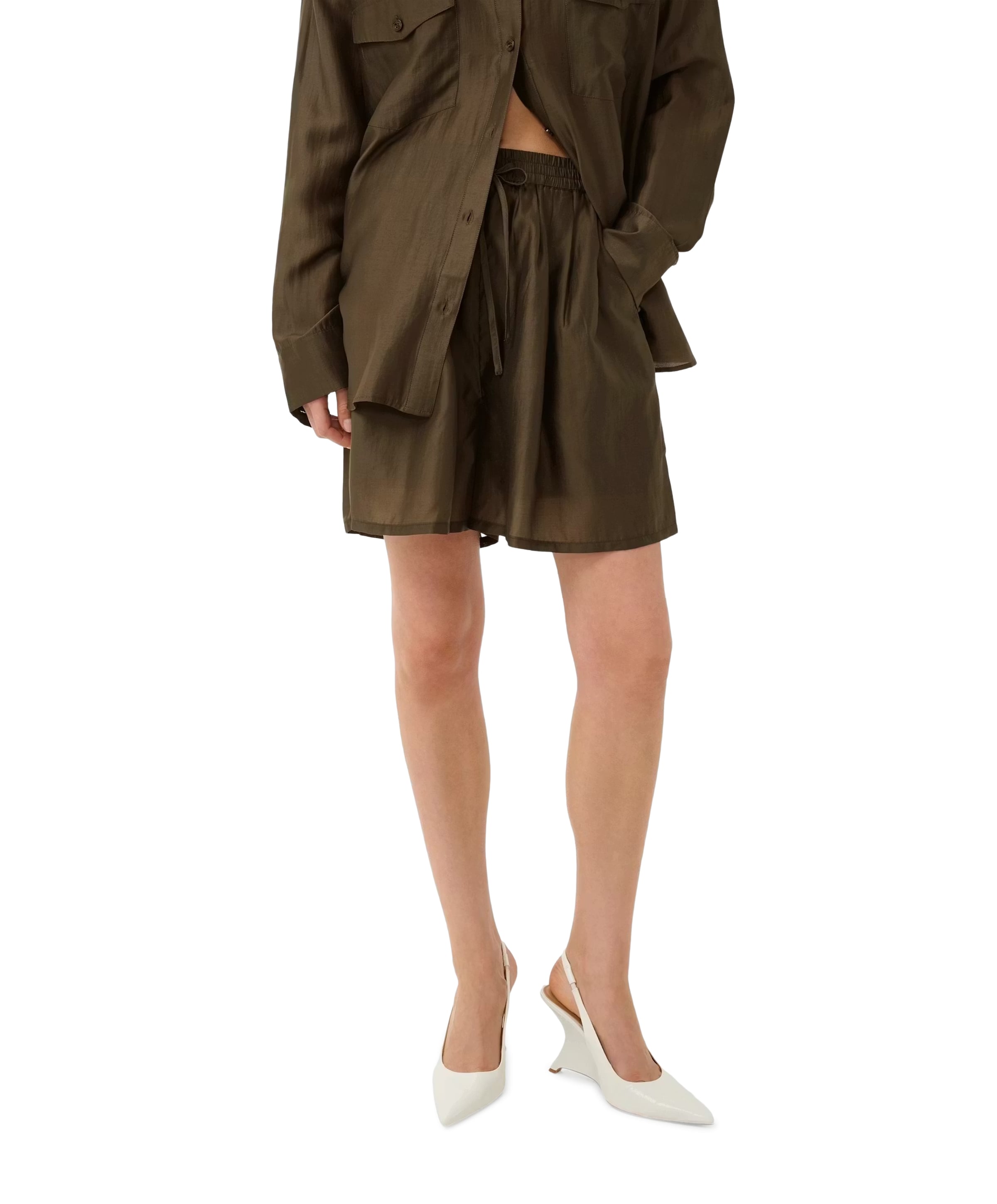 GZsiora HW dames korte broek bruin