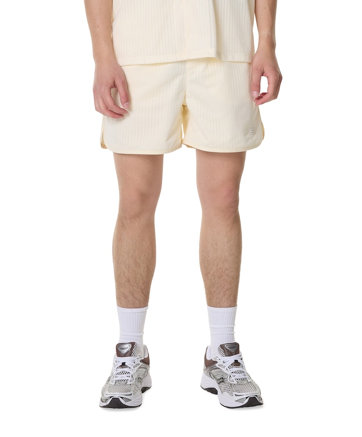 Resort Shorts Mesh heren korte broek ecru