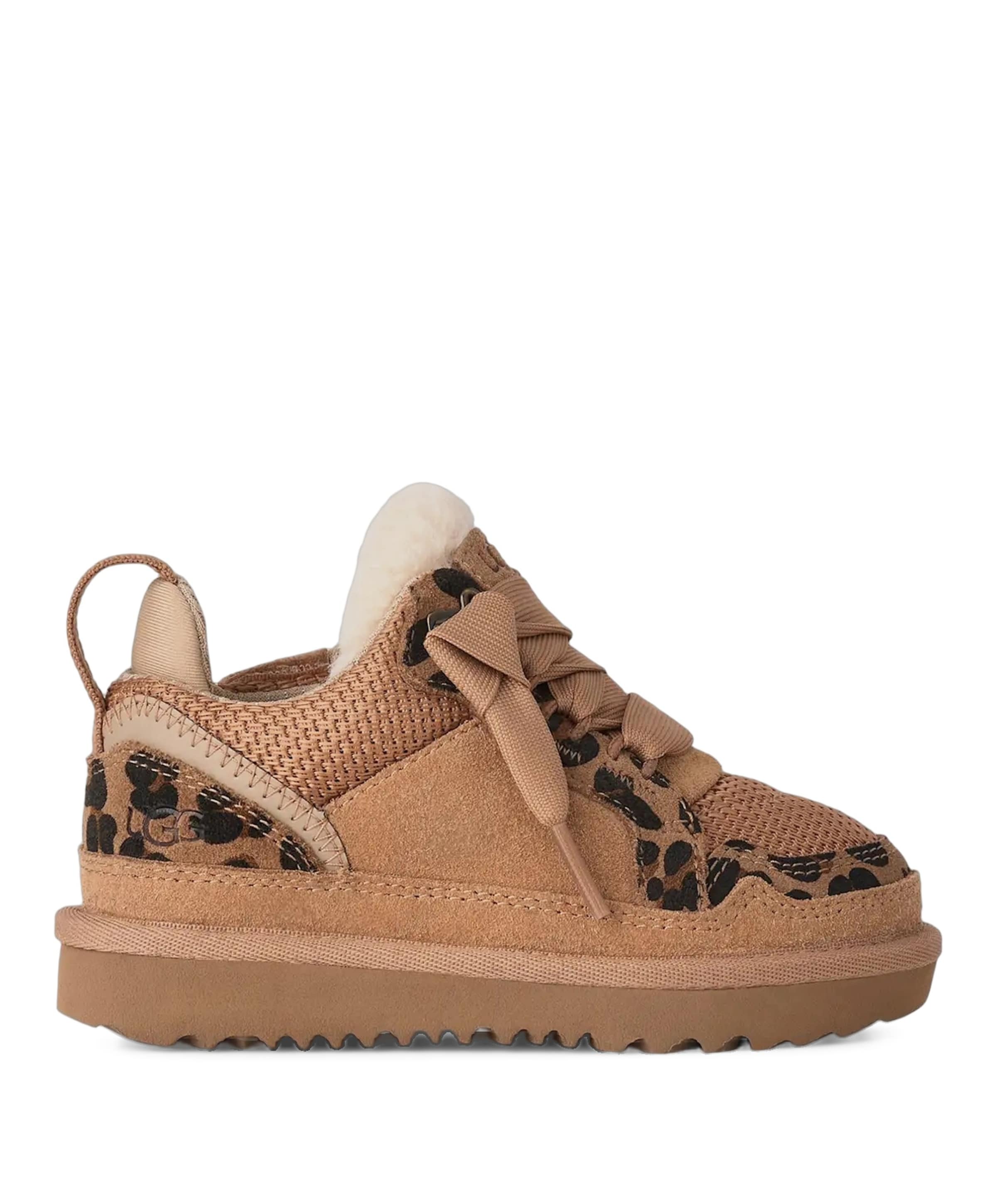 T LOWMEL SPOTTED meisjes veterschoenen bruin