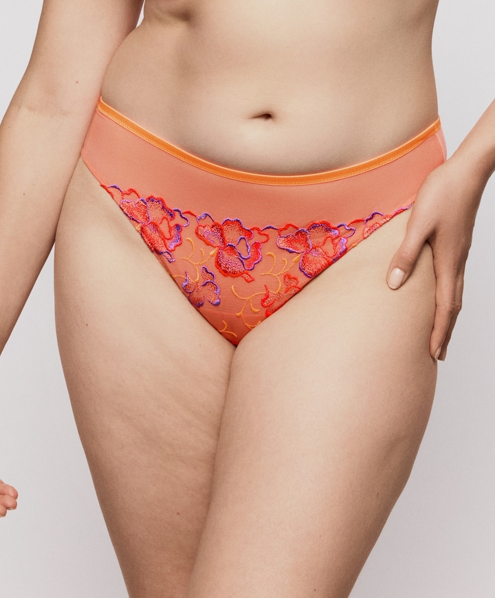 Dames string oranje