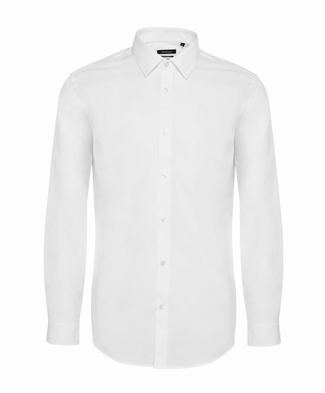 Overhemd lange mouw wit
