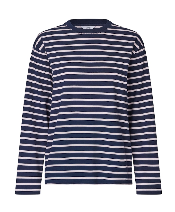 Dames longsleeve blauw