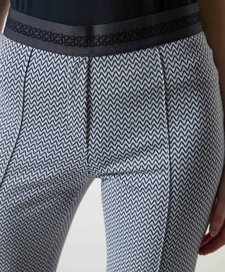 Bootcut Slim dames broek blauw