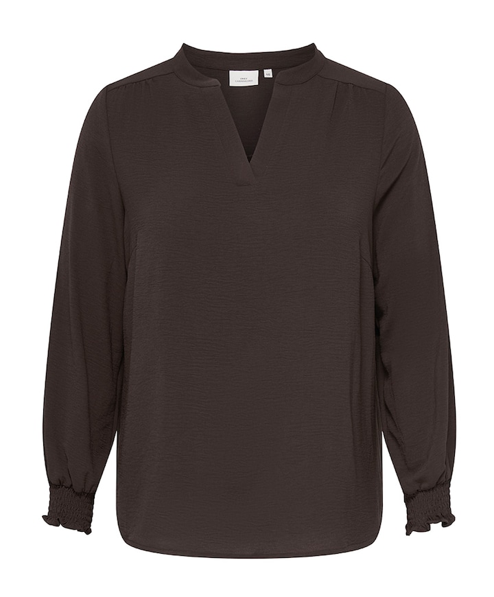 Dames blouse bruin