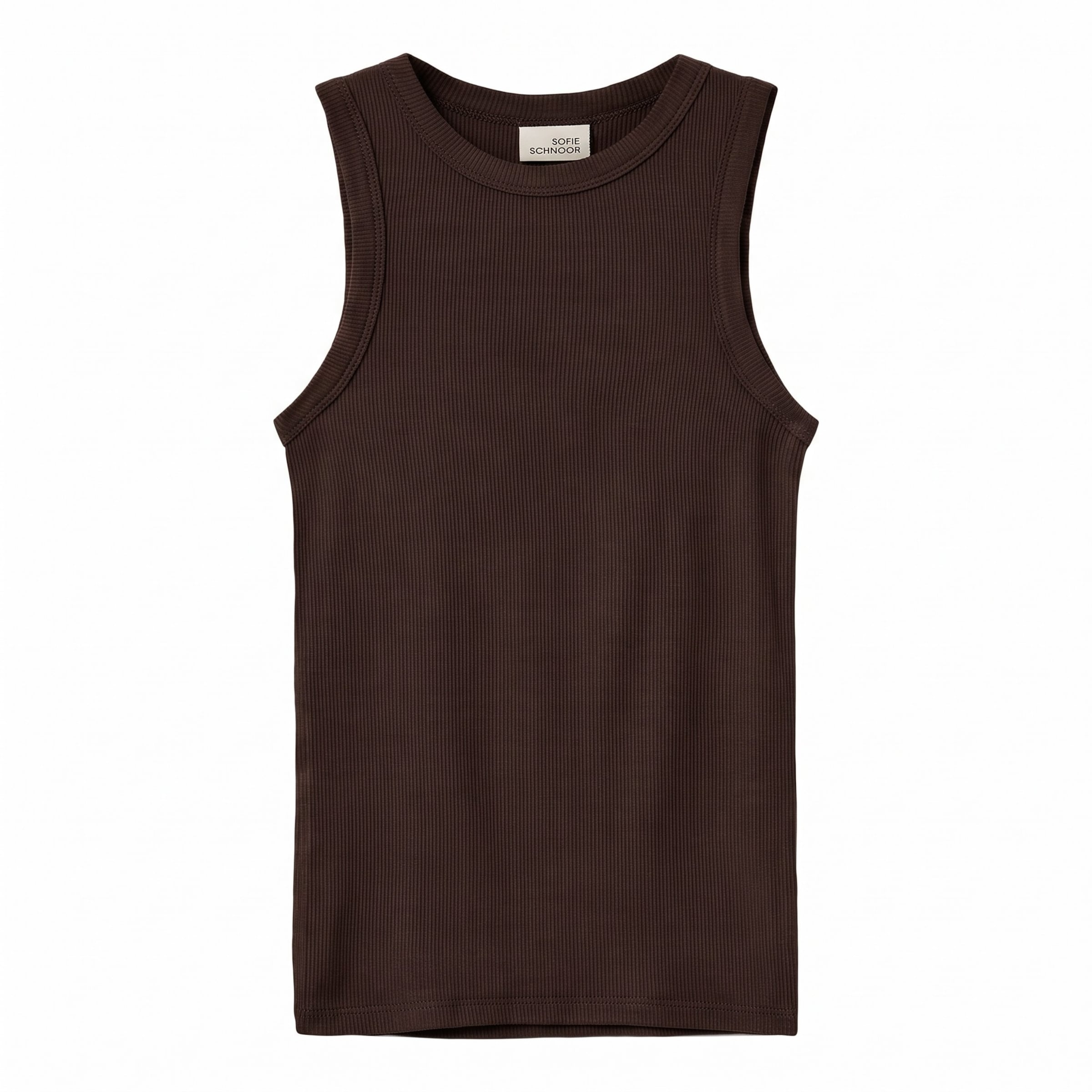 Meisjes top bruin
