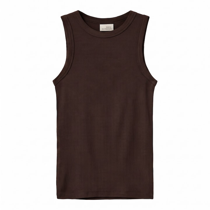 Meisjes top bruin
