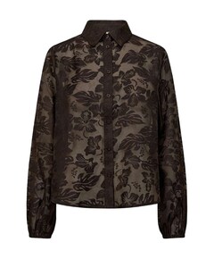 Dames blouse bruin