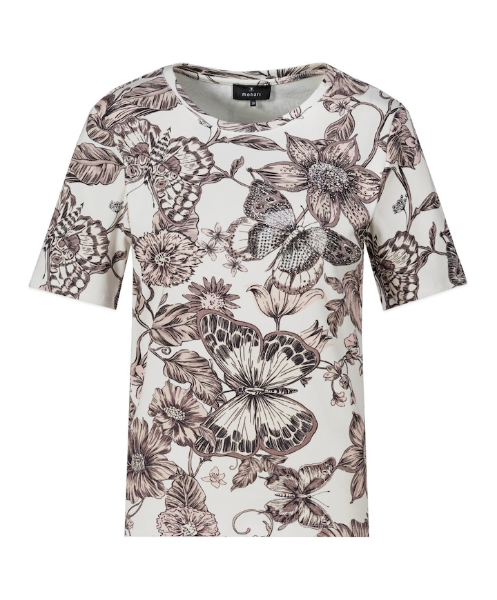 Dames T-shirt beige