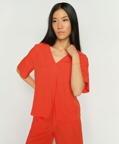 Dames blouse oranje