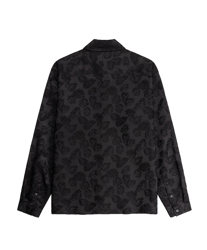 Heren overhemd lange mouw zwart