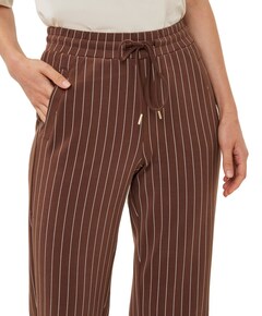 Modal striped dames broek bruin